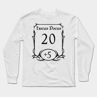 Hocus Pocus DnD Stat Long Sleeve T-Shirt